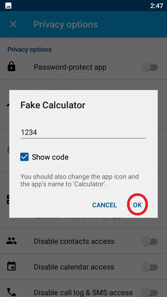 एप्प कैलकुलेटर में कैसे छुपायें - How To Hide App In Calculator